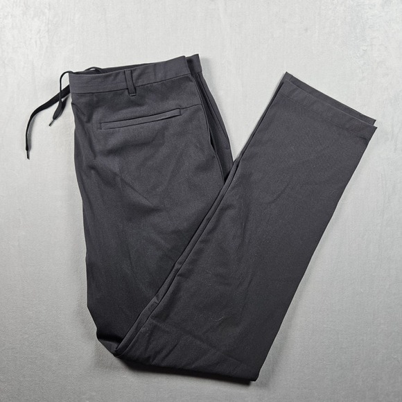 Ministry of Supply Other - Ministry of Supply Kinetic Pants Mens 38 Tall Charcoal Black Drawstring‎ Chinos